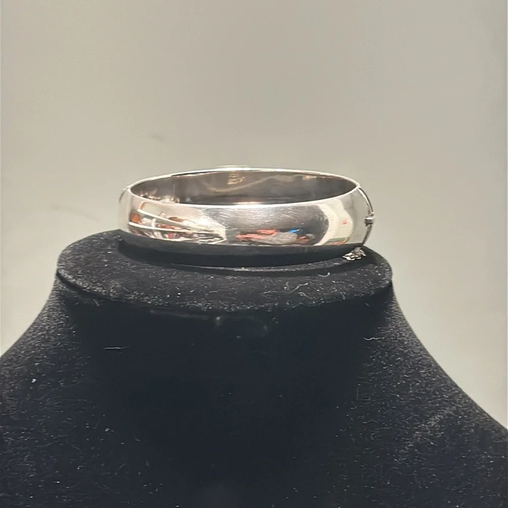 Vintage E. Dragsted Sterling Silver Bangle Cuff - Picture 3 of 9